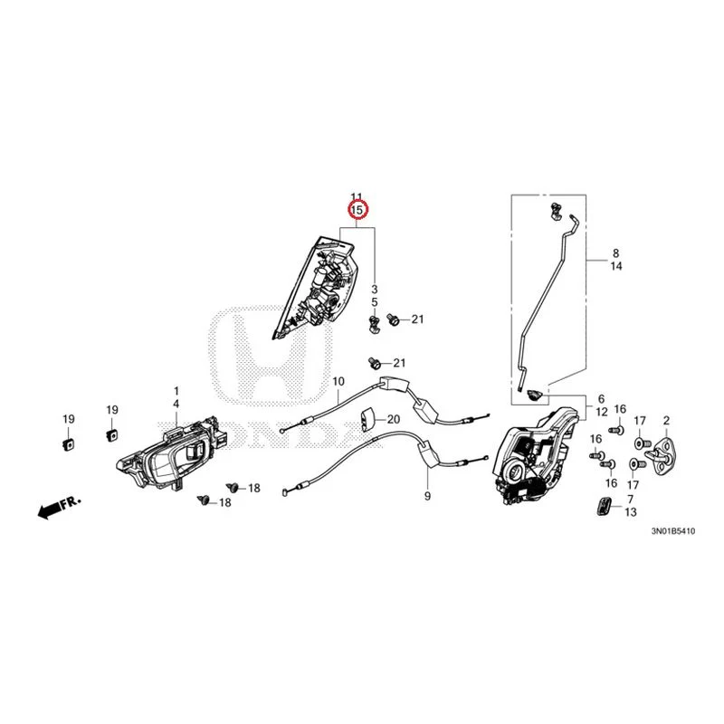 [NEW] JDM HONDA VEZEL e:HEV RV5 2025 Rear Door Locks/Outer Handles GENUINE OEM - Image 16