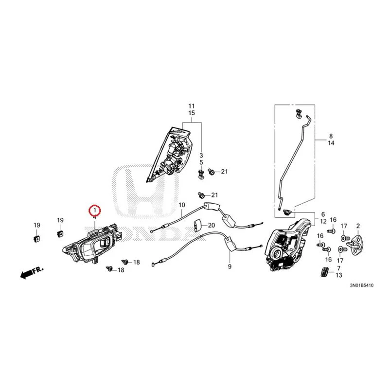[NEW] JDM HONDA VEZEL e:HEV RV5 2025 Rear Door Locks/Outer Handles GENUINE OEM - Image 2