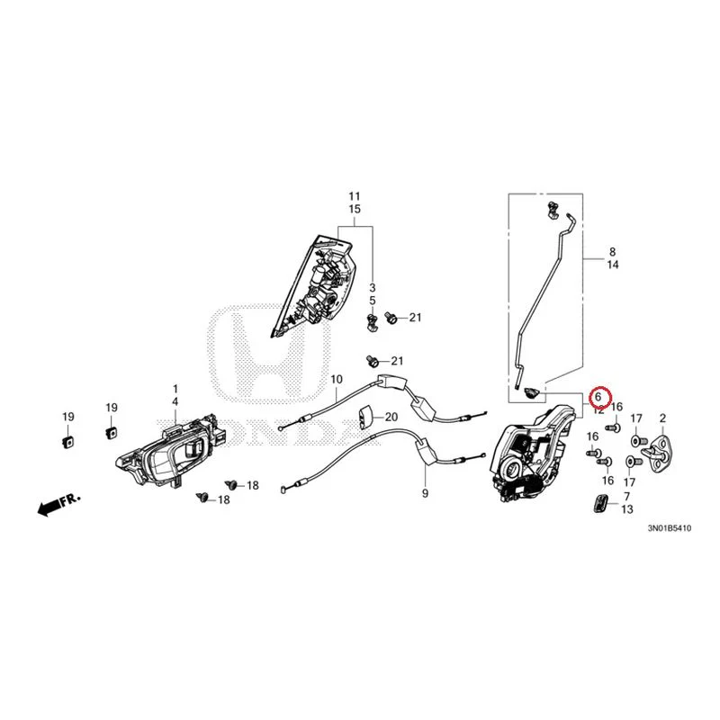 [NEW] JDM HONDA VEZEL e:HEV RV5 2025 Rear Door Locks/Outer Handles GENUINE OEM - Image 7