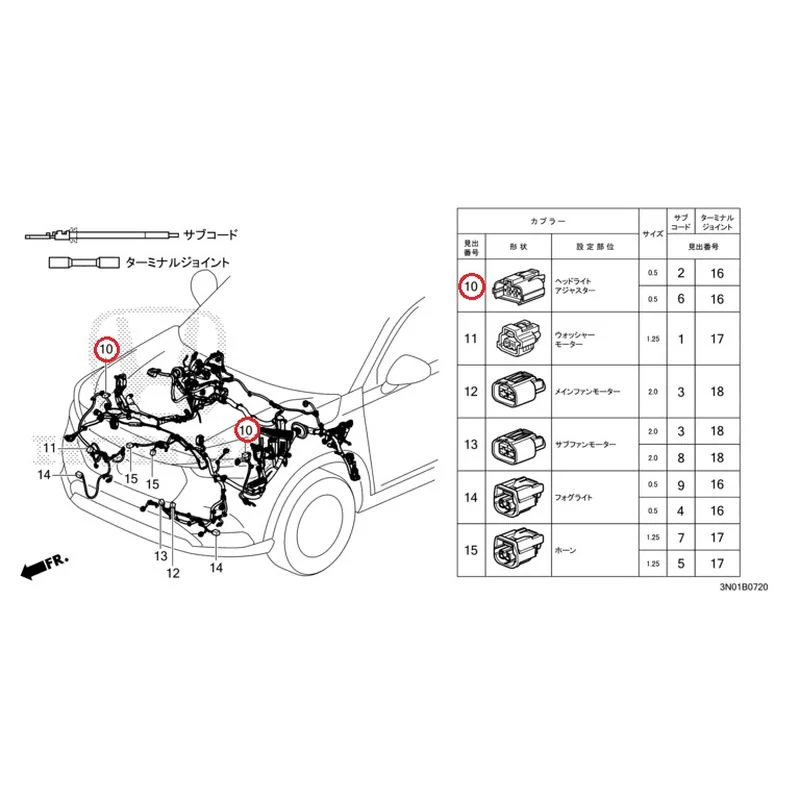 [NEW] JDM HONDA VEZEL e:HEV RV5 2025 Electrical Connector (Front) GENUINE OEM - Image 11
