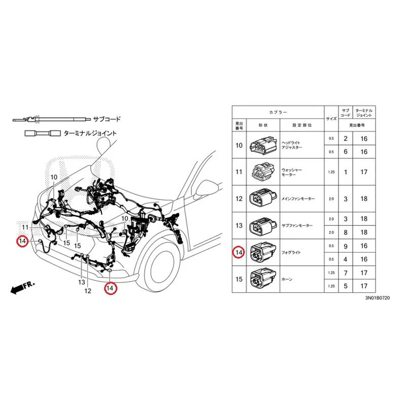 [NEW] JDM HONDA VEZEL e:HEV RV5 2025 Electrical Connector (Front) GENUINE OEM - Image 15