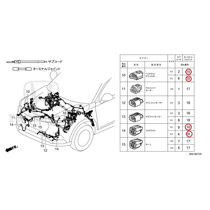 [NEW] JDM HONDA VEZEL e:HEV RV5 2025 Electrical Connector (Front) GENUINE OEM - Image 17