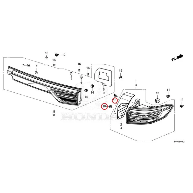 [NEW] JDM HONDA VEZEL e:HEV RV5 2025 Tail Lights (2) GENUINE OEM - Image 11