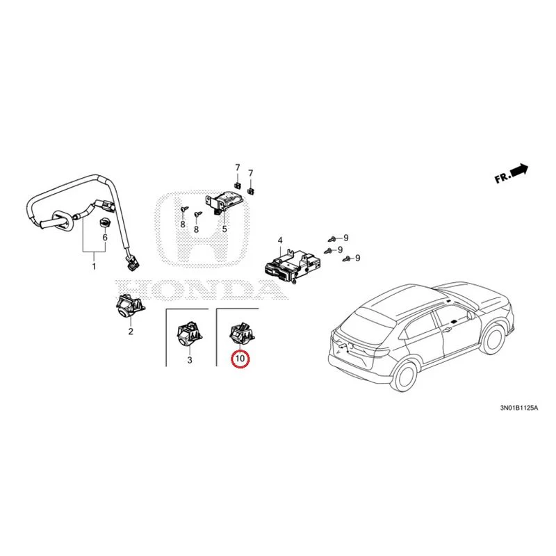 [NEW] JDM HONDA VEZEL e:HEV RV5 2025 Rear View Camera/Etc Unit GENUINE OEM - Image 10