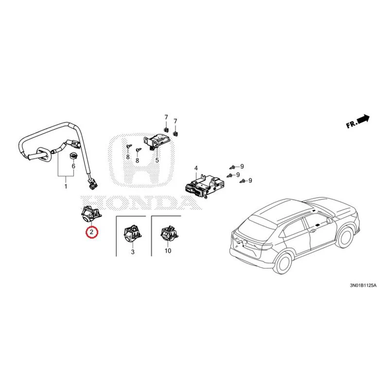 [NEW] JDM HONDA VEZEL e:HEV RV5 2025 Rear View Camera/Etc Unit GENUINE OEM - Image 3