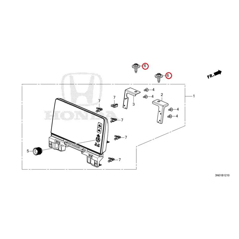 [NEW] JDM HONDA VEZEL e:HEV RV5 2025 Center Display GENUINE OEM - Image 7