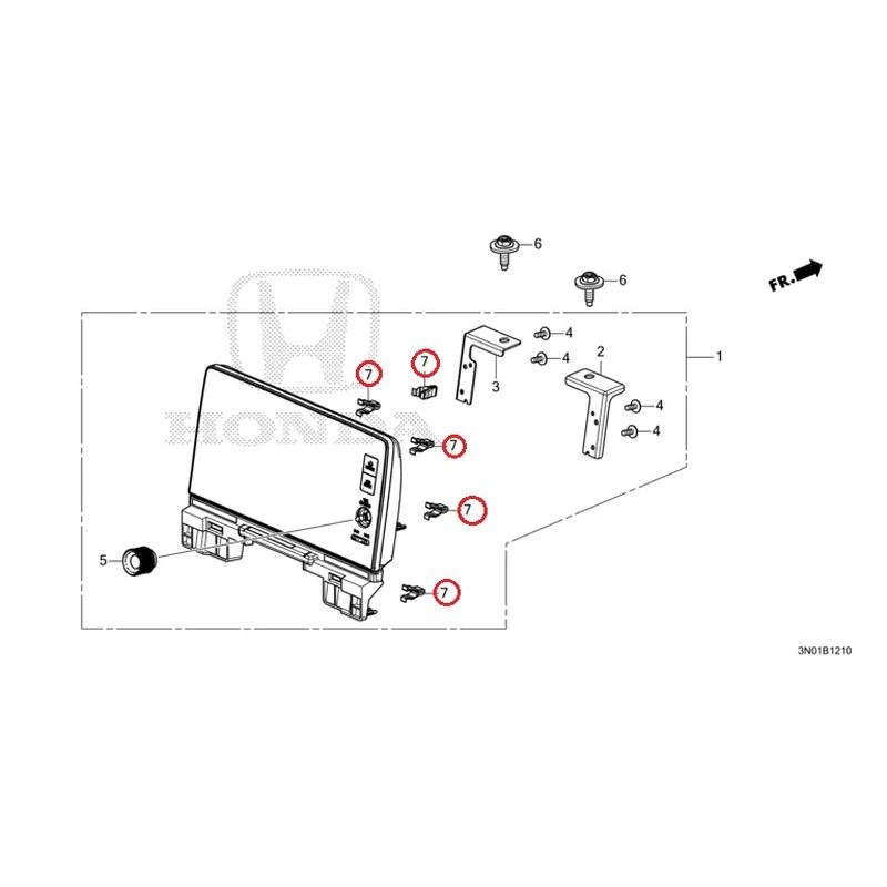 [NEW] JDM HONDA VEZEL e:HEV RV5 2025 Center Display GENUINE OEM - Image 8