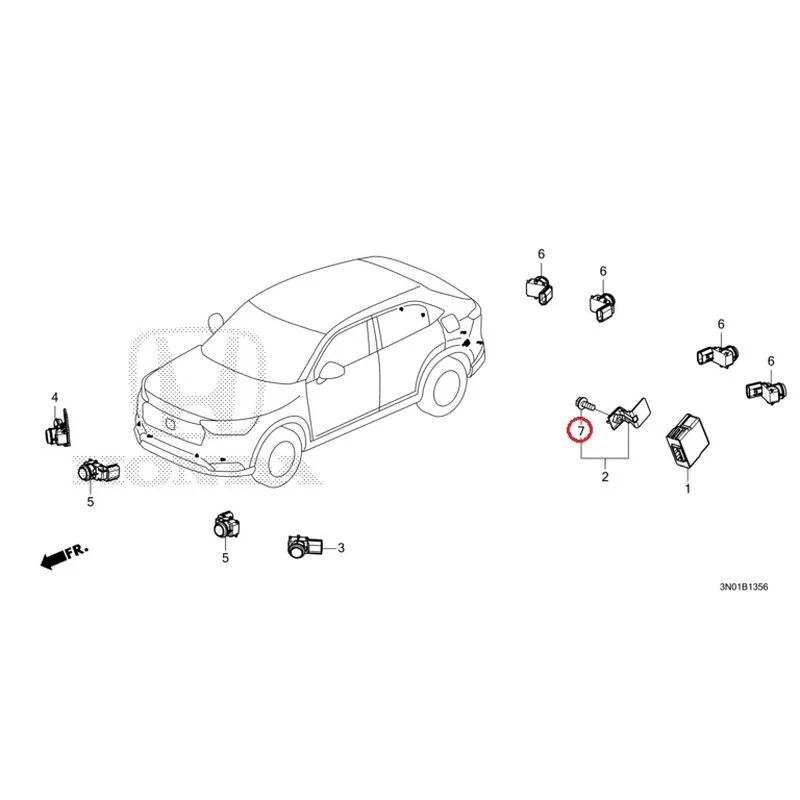 [NEW] JDM HONDA VEZEL e:HEV RV5 2025 Parking Sensor (2) GENUINE OEM - Image 20