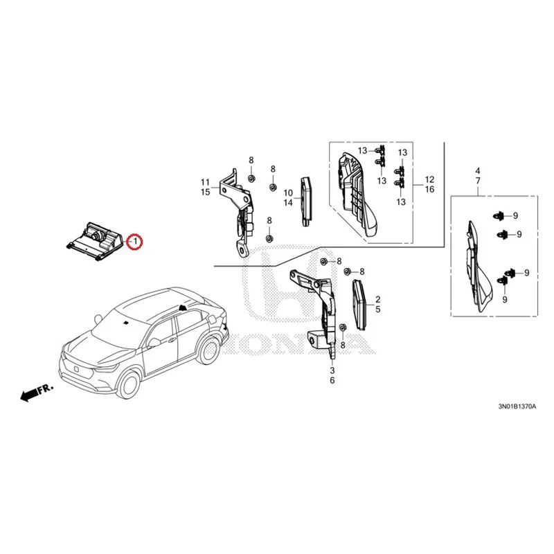 [NEW] JDM HONDA VEZEL e:HEV RV5 2025 Camera GENUINE OEM - Image 2