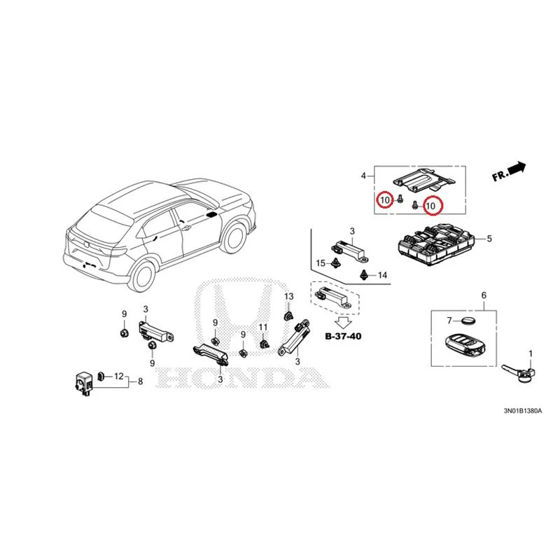 [NEW] JDM HONDA VEZEL e:HEV RV5 2025 Smart Unit GENUINE OEM - Image 11