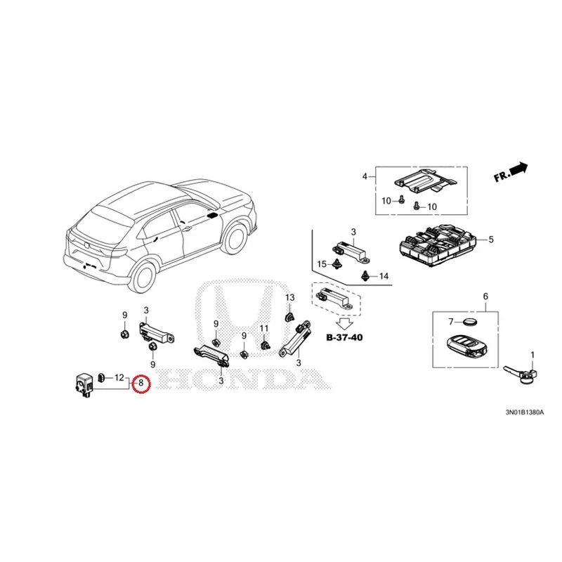 [NEW] JDM HONDA VEZEL e:HEV RV5 2025 Smart Unit GENUINE OEM - Image 9