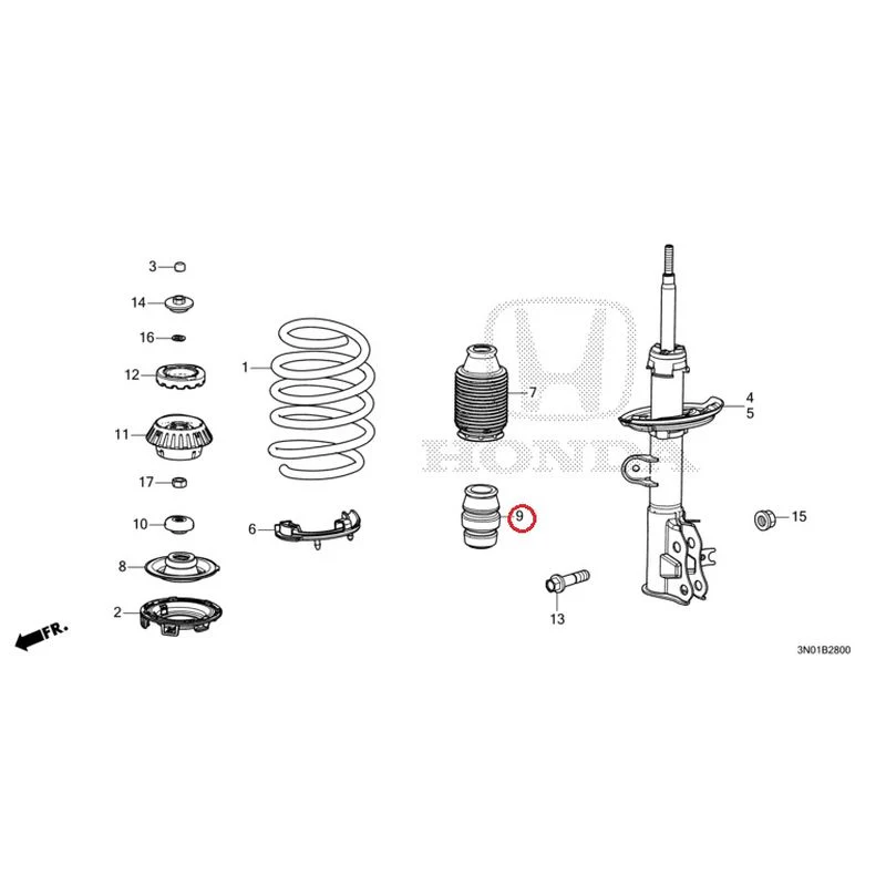 [NEW] JDM HONDA VEZEL e:HEV RV5 2025 Front Damper GENUINE OEM - Image 10