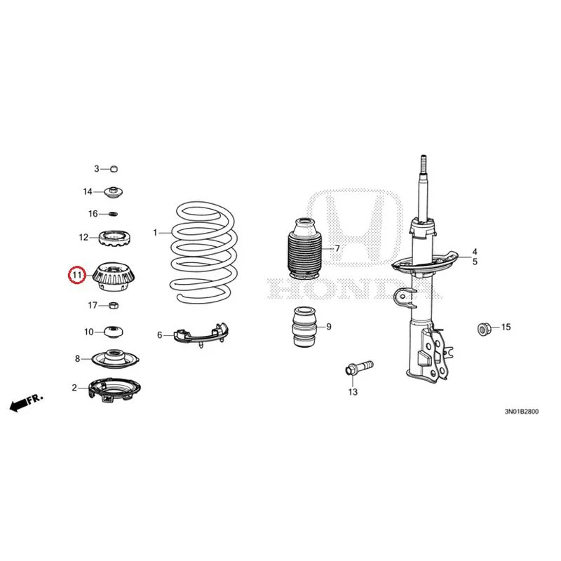 [NEW] JDM HONDA VEZEL e:HEV RV5 2025 Front Damper GENUINE OEM - Image 12