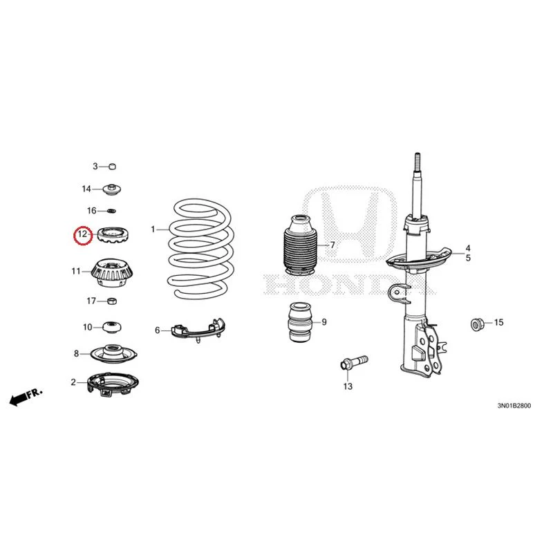 [NEW] JDM HONDA VEZEL e:HEV RV5 2025 Front Damper GENUINE OEM - Image 13