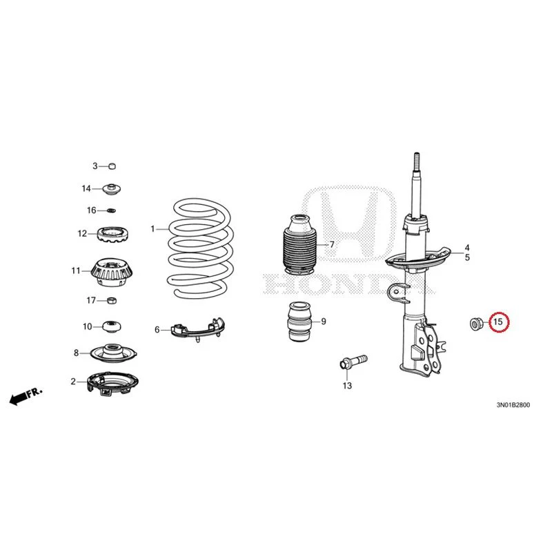 [NEW] JDM HONDA VEZEL e:HEV RV5 2025 Front Damper GENUINE OEM - Image 17