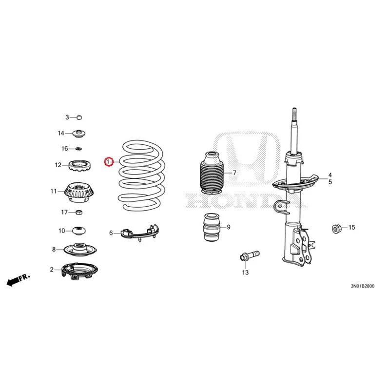 [NEW] JDM HONDA VEZEL e:HEV RV5 2025 Front Damper GENUINE OEM - Image 2