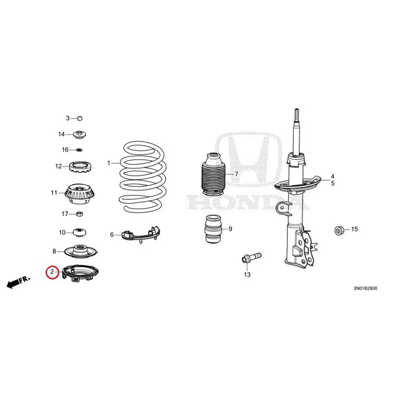 [NEW] JDM HONDA VEZEL e:HEV RV5 2025 Front Damper GENUINE OEM - Image 3