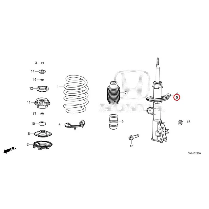 [NEW] JDM HONDA VEZEL e:HEV RV5 2025 Front Damper GENUINE OEM - Image 6