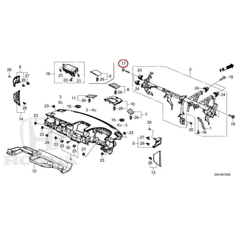 [NEW] JDM HONDA VEZEL e:HEV RV5 2025 Instrument panel GENUINE OEM - Image 20