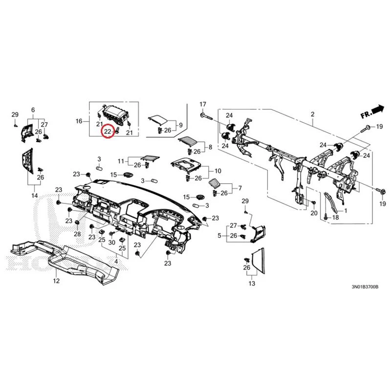 [NEW] JDM HONDA VEZEL e:HEV RV5 2025 Instrument panel GENUINE OEM - Image 25