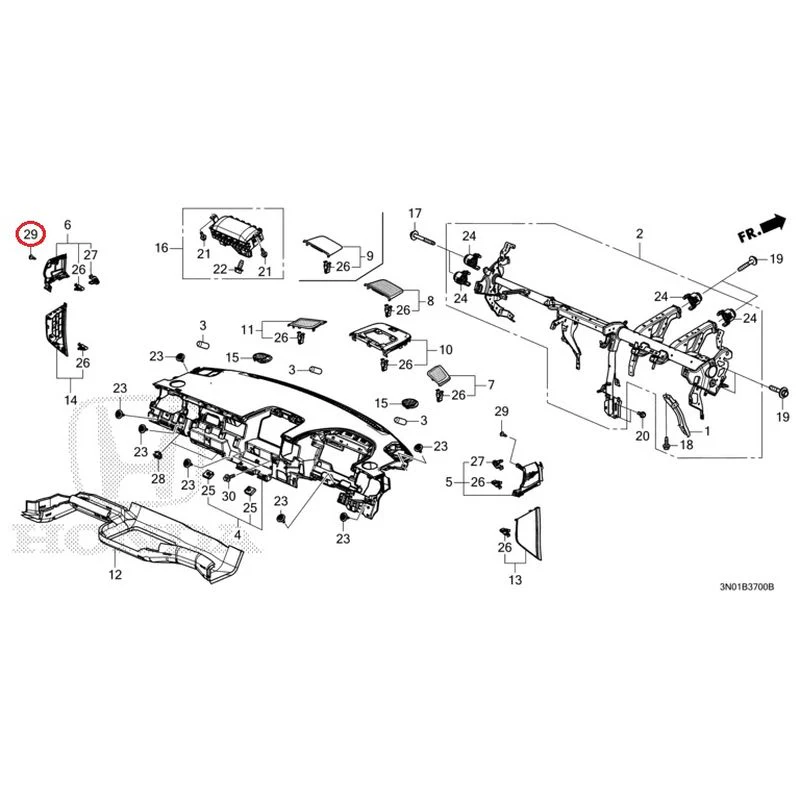 [NEW] JDM HONDA VEZEL e:HEV RV5 2025 Instrument panel GENUINE OEM - Image 32