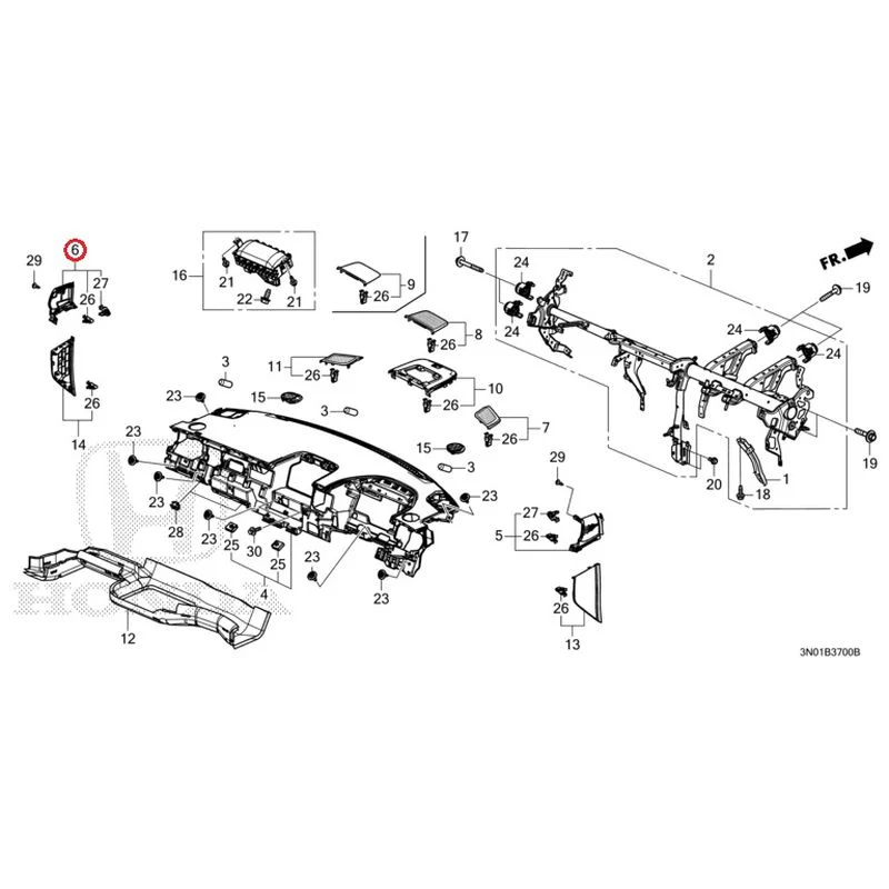 [NEW] JDM HONDA VEZEL e:HEV RV5 2025 Instrument panel GENUINE OEM - Image 7