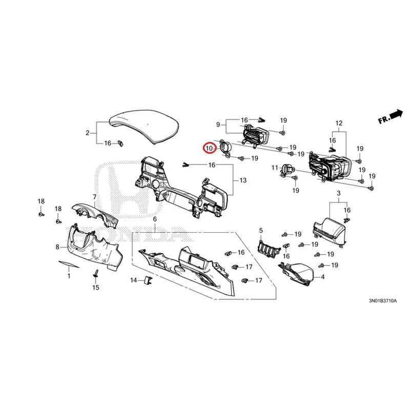 [NEW] JDM HONDA VEZEL e:HEV RV5 2025 Instrument panel garnish (driver side) GENUINE OEM - Image 12
