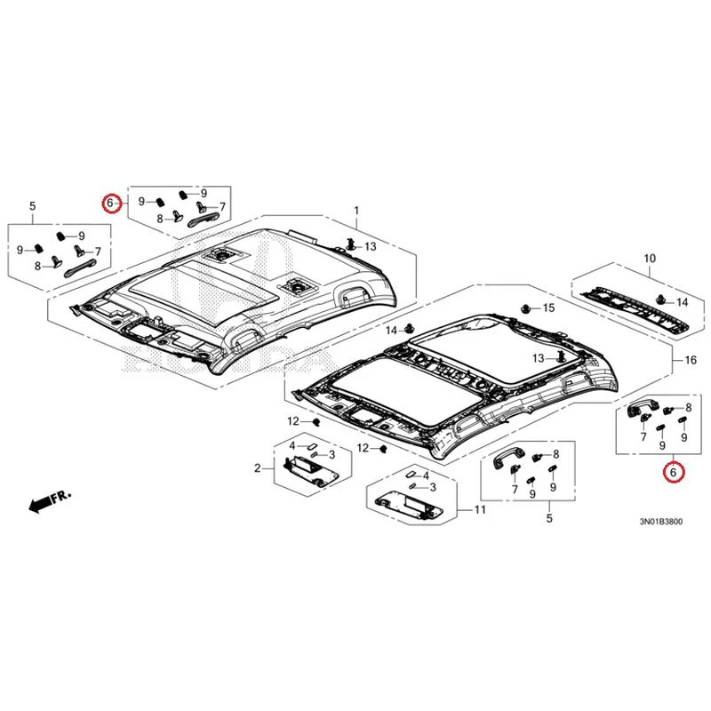 [NEW] JDM HONDA VEZEL e:HEV RV5 2025 Roof Lining GENUINE OEM - Image 7