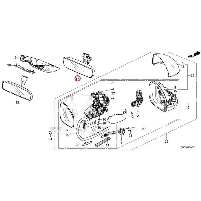 [NEW] JDM HONDA VEZEL e:HEV RV5 2025 Mirrors GENUINE OEM - Image 34