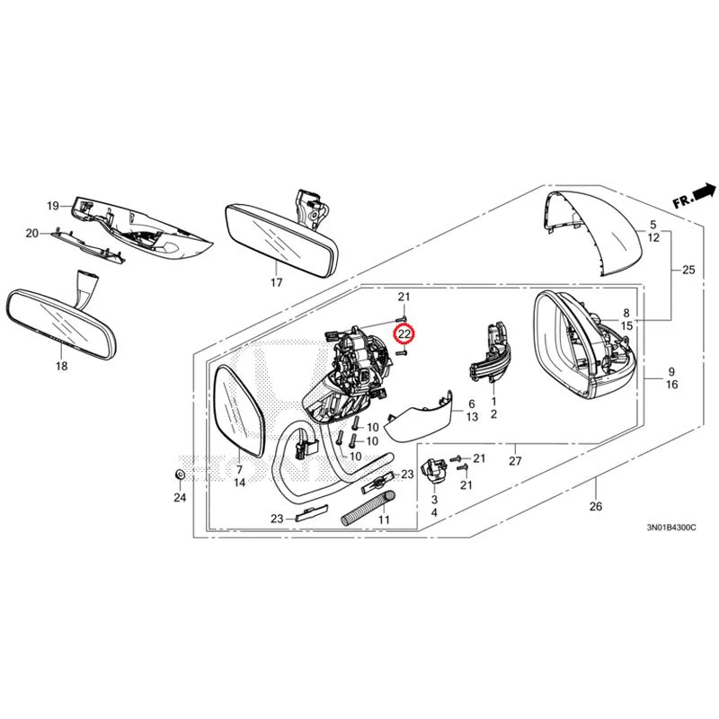 [NEW] JDM HONDA VEZEL e:HEV RV5 2025 Mirrors GENUINE OEM - Image 38
