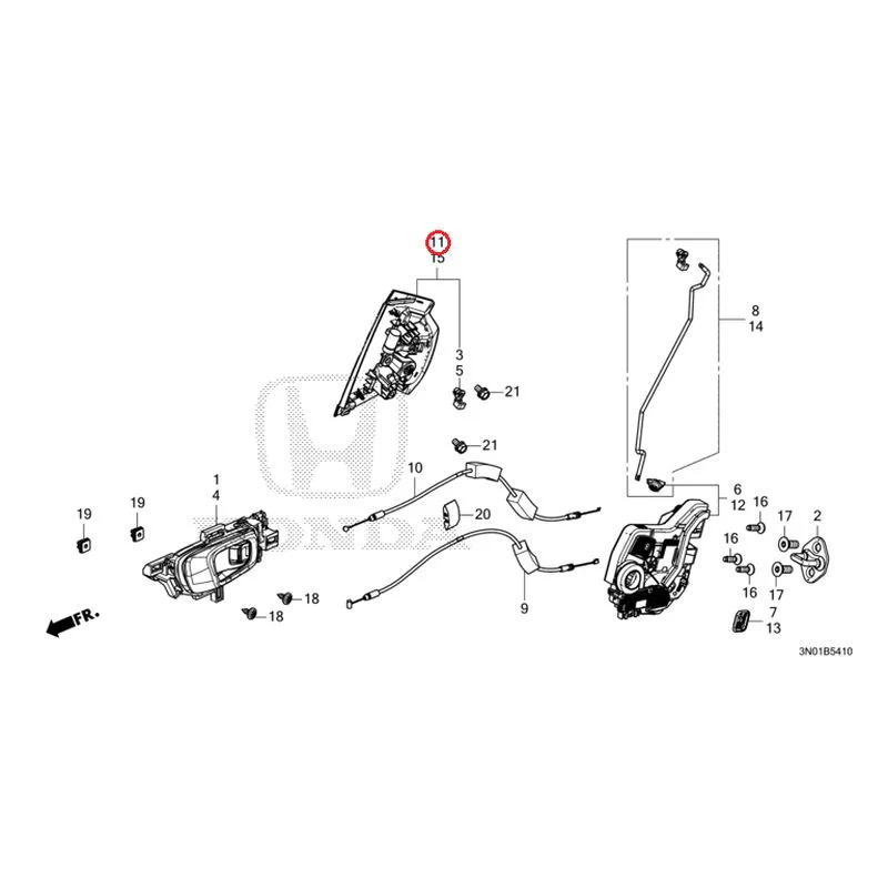 [NEW] JDM HONDA VEZEL e:HEV RV5 2025 Rear Door Locks/Outer Handles GENUINE OEM - Image 12
