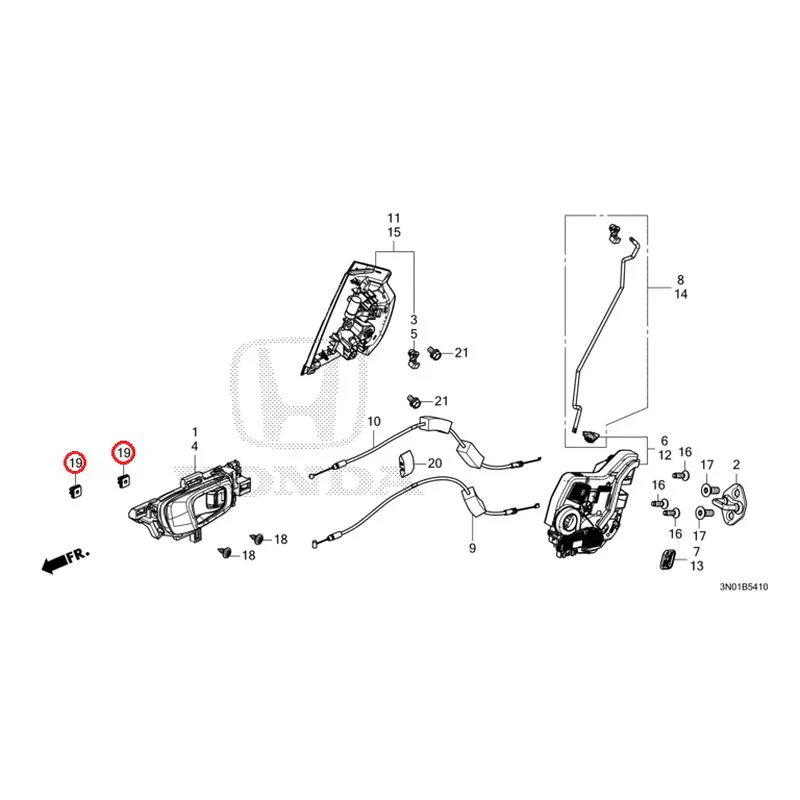 [NEW] JDM HONDA VEZEL e:HEV RV5 2025 Rear Door Locks/Outer Handles GENUINE OEM - Image 20