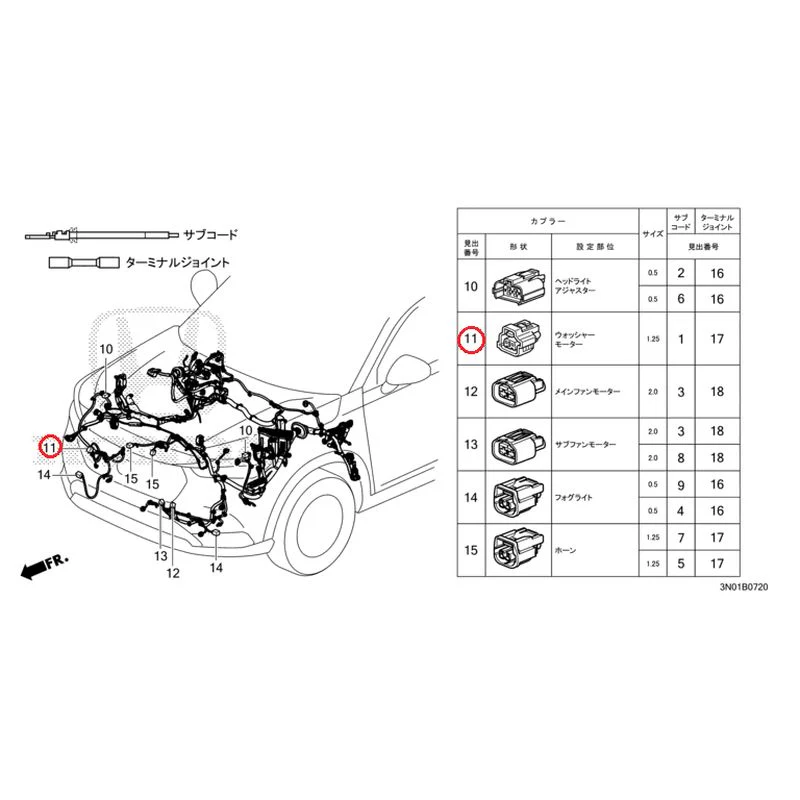 [NEW] JDM HONDA VEZEL e:HEV RV5 2025 Electrical Connector (Front) GENUINE OEM - Image 12