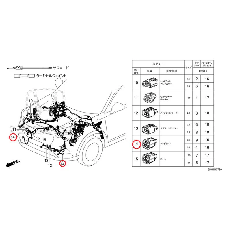 [NEW] JDM HONDA VEZEL e:HEV RV5 2025 Electrical Connector (Front) GENUINE OEM - Image 15