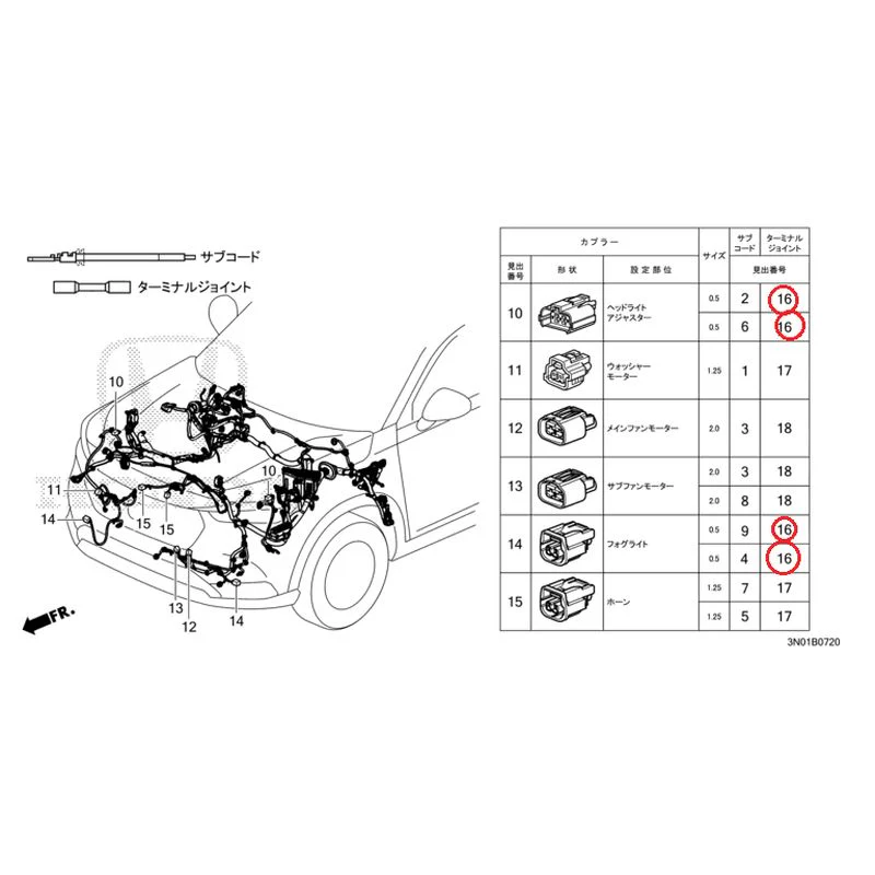 [NEW] JDM HONDA VEZEL e:HEV RV5 2025 Electrical Connector (Front) GENUINE OEM - Image 17