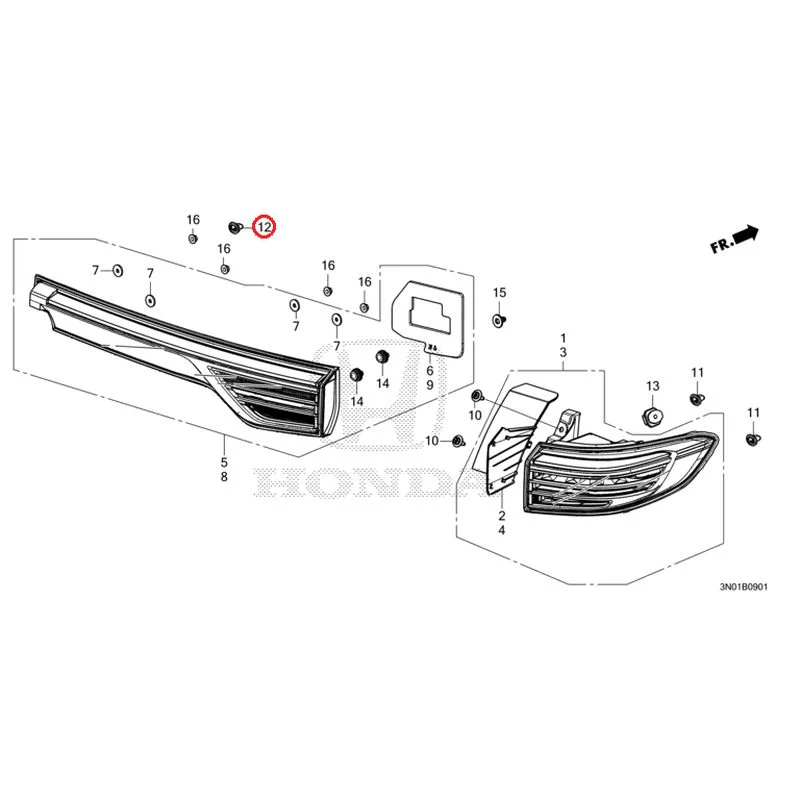 [NEW] JDM HONDA VEZEL e:HEV RV5 2025 Tail Lights (2) GENUINE OEM - Image 13