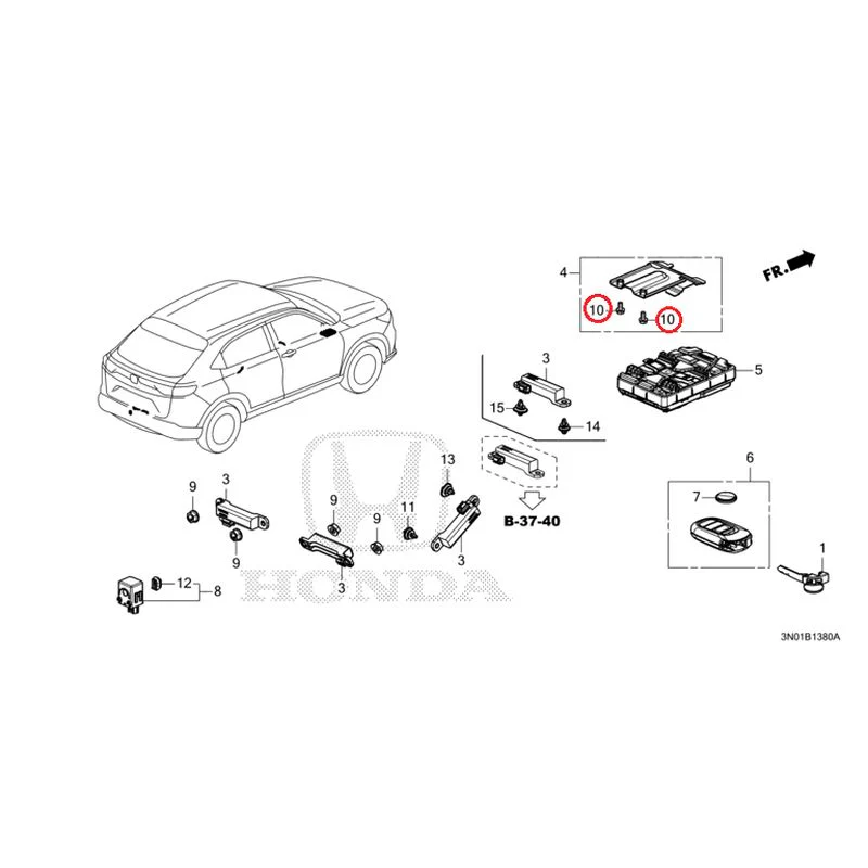 [NEW] JDM HONDA VEZEL e:HEV RV5 2025 Smart Unit GENUINE OEM - Image 11