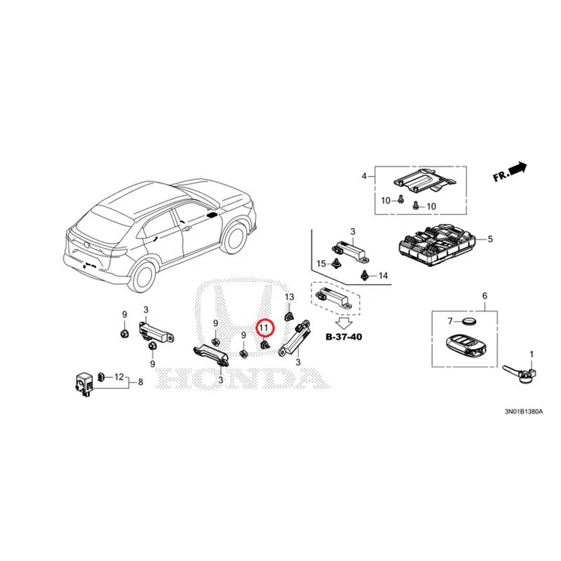 [NEW] JDM HONDA VEZEL e:HEV RV5 2025 Smart Unit GENUINE OEM - Image 12