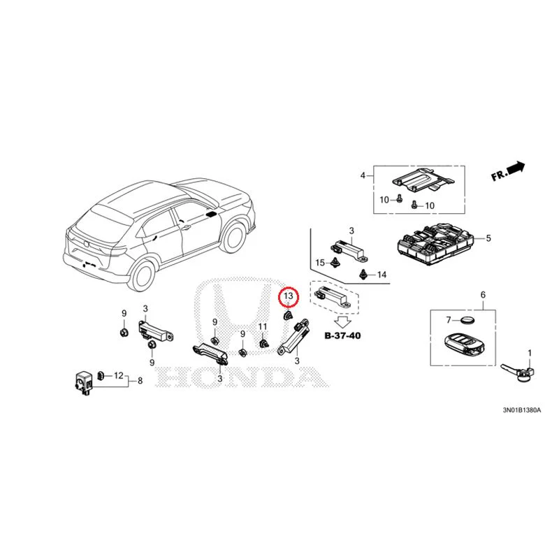 [NEW] JDM HONDA VEZEL e:HEV RV5 2025 Smart Unit GENUINE OEM - Image 14