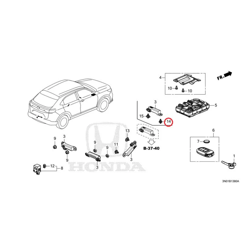 [NEW] JDM HONDA VEZEL e:HEV RV5 2025 Smart Unit GENUINE OEM - Image 15