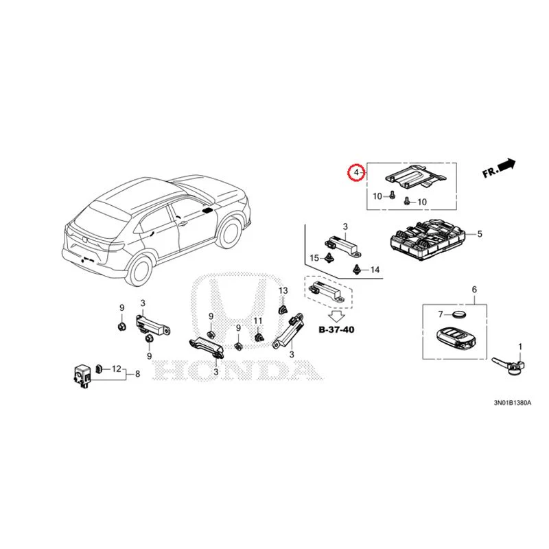 [NEW] JDM HONDA VEZEL e:HEV RV5 2025 Smart Unit GENUINE OEM - Image 4