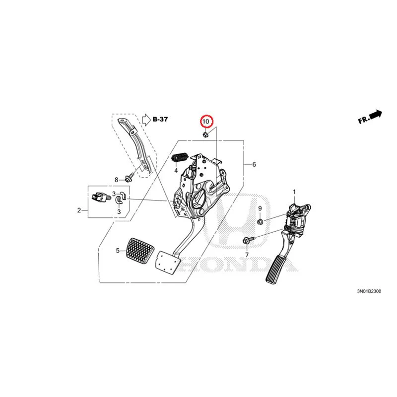 [NEW] JDM HONDA VEZEL e:HEV RV5 2025 Pedals GENUINE OEM - Image 11