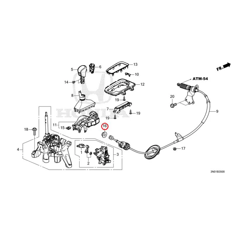 [NEW] JDM HONDA VEZEL e:HEV RV5 2025 Select Lever GENUINE OEM - Image 17