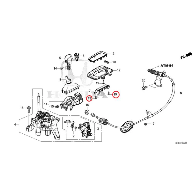 [NEW] JDM HONDA VEZEL e:HEV RV5 2025 Select Lever GENUINE OEM - Image 20