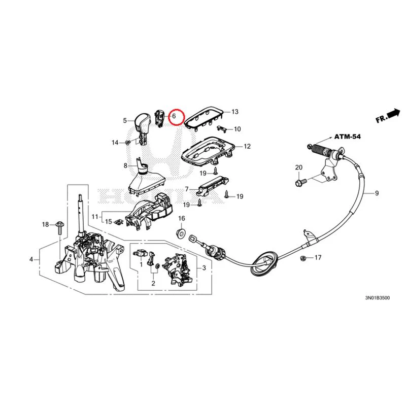 [NEW] JDM HONDA VEZEL e:HEV RV5 2025 Select Lever GENUINE OEM - Image 7
