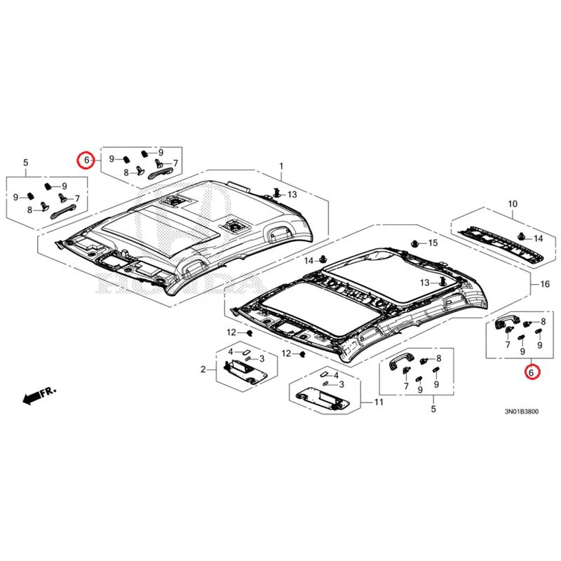 [NEW] JDM HONDA VEZEL e:HEV RV5 2025 Roof Lining GENUINE OEM - Image 7
