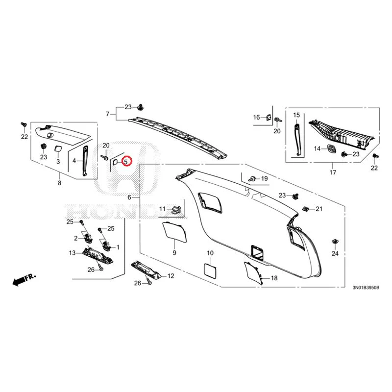 [NEW] JDM HONDA VEZEL e:HEV RV5 2025 Front Seat (Driver's Side) GENUINE OEM - Image 5