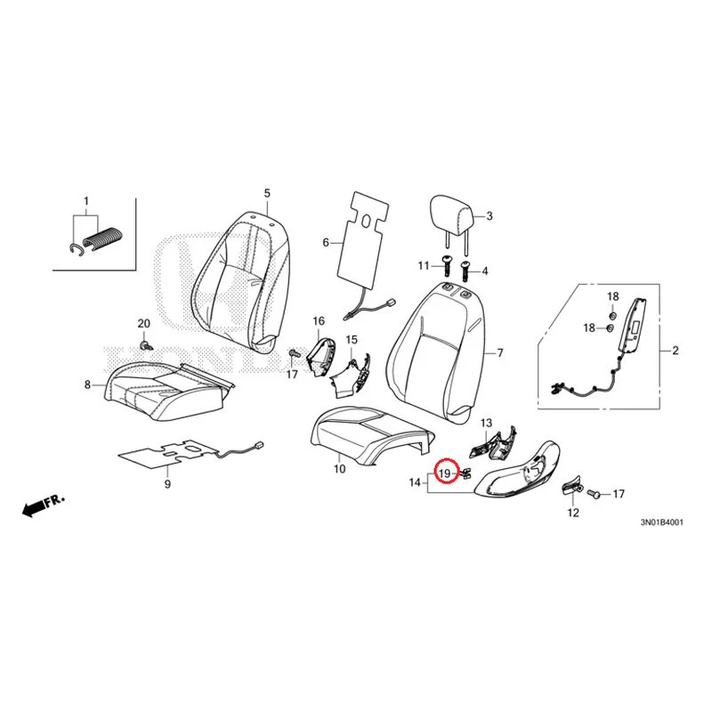 [NEW] JDM HONDA VEZEL e:HEV RV5 2025 Front Seat (Passenger Side) GENUINE OEM - Image 18