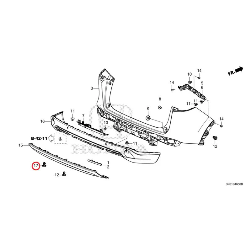 [NEW] JDM HONDA VEZEL e:HEV RV5 2025 Rear Bumper GENUINE OEM - Image 19