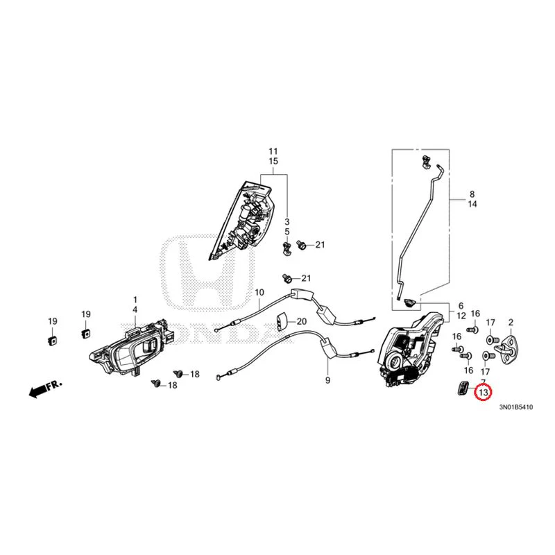 [NEW] JDM HONDA VEZEL e:HEV RV5 2025 Rear Door Locks/Outer Handles GENUINE OEM - Image 14